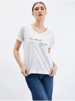 Orsay White Womens T-Shirt - Women