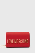 Kabelka Love Moschino červená farba, JC4103PP1LKD0000