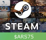 Steam Wallet Card ARS$75 Global Activation Code