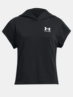 Under Armour UA G Rival Try SS Cut Hdy Mikina dětská Černá