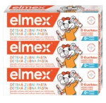 ELMEX Detská zubná pasta Kids Trio 3 x 50 ml