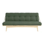 Sofa rozkładana Karup Folk Clear/Olive Green