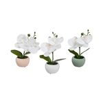 Sztuczne rośliny zestaw 3 szt. (wysokość 15 cm) Orchid – Casa Selección