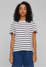 Women's Striped T-Shirt Box Black/White
