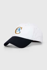 Bavlněná baseballová čepice Champion bílá barva, s aplikací, 805958