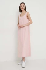 Šaty Calvin Klein Jeans růžová barva, maxi, J20J223702