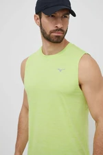 Běžecké tričko Mizuno Impulse Core zelená barva, J2GAB011