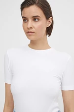 Tričko Calvin Klein bílá barva, K20K206553