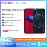 Nothing Phone (1) Global Version, Snapdragon 778G + 5G Smartphone, 6.55 ”, Flexible OLED, 50MP Dual Camera, 8GB RAM, 256GB ROM