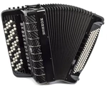 Hohner Mattia IV 120 CR C Gun Black Acordeón de botones