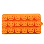 Halloween 3D Pumpkin Silicone Mold DIY Fondant Egg Chocolate Cake Mold Fondant Candy Pudding Molds Household Baking Tools