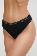 Tangá Calvin Klein Underwear čierna farba,000QF7095E