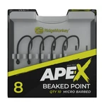 RidgeMonkey háček Ape-X Beaked Point Barbed Velikost 6