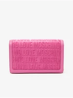 Růžová dámská crossbody kabelka Love Moschino - Dámské