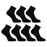 7PACK socks Nedeto ankle black