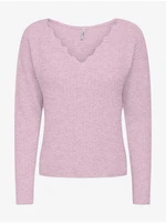 Women's pink sweater ONLY Gabriel - Women