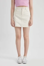 DEFACTO Cargo Fit Jean Mini Skirt