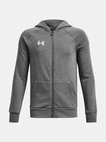 Under Armour Hoodie UA Rival Fleece FZ Hoodie-GRY - Boys