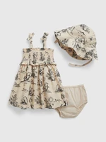 GAP Baby Linen Dress with Hat - Girls