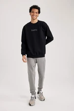 DEFACTO Slim Fit Rib Hem Zipper Pocket Sweatpants