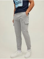 Light Grey Men's Mardle Sweatpants with Jack & Jones Gordon Pockets - Men