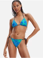 Black and blue double-sided Desigual Rush I Swimwear Bottoms - Women