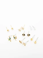 Gold earrings Yups dbi0441. R06