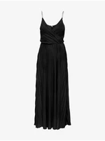 Black Pleated Maxi-dress ONLY Elema - Ladies