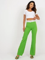 Light green trousers