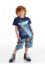 Denokids Surfer Croco Boys Shorts Set