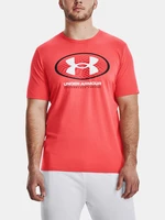 Under Armour Tričko UA MULTI-COLOR LOCKERTAG SS-RED - Pánské