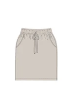 WOMEN'S SKIRT L-SC-4015 L.Beige