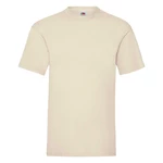 Beige Men's T-shirt Valueweight Fruit of the Loom