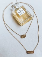 AMOUR Gold Dstreet Necklace