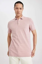 DEFACTO Slim Fit Polo Neck Short Sleeve T-Shirt