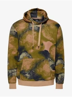 Beige Green Patterned Hoodie ONLY & SONS Kyle - Men