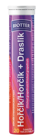 BIOTTER Hořčík + Draslík grapefruit 20 šumivých tablet