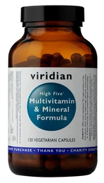 VIRIDIAN High Five Multivitamin & Mineral Formula 120 kapsúl