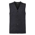 Men's Sleeveless Cardigan, Neckline V R719M 50/50 50% Cotton 50% Acrylic CottonBlend TM weave 12 275g