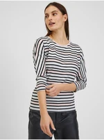 Orsay Light Blue Women's Striped T-Shirt - Women