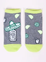 Yoclub Unisex's Ankle Cotton Socks Patterns Colors SK-86/UNI/04