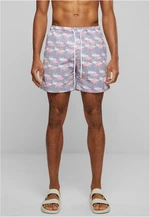 Pattern swimsuit shorts flamingo aop