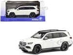 2020 Mercedes-Benz GLS Diamond White with AMG Wheels and Sunroof 1/43 Diecast Model Car by Solido