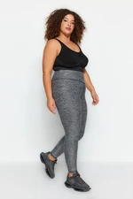 Trendyol Curve Anthracite Thin Sports Leggings