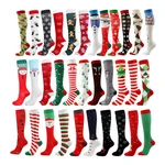 Medical Knee High Running Cycling 20-30 Mmhg Women Sport Sock ONE Pair Nurse Christmas Compression Socks Running