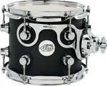 DW Design TT 8" Black Satin Tom-Tomy, bęben przejściowy do zestawu