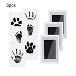 3 Pieces Baby Handprint Footprint Inkpad Animal Stamp Photography Props