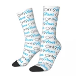 Onlyfans Logo Merchandise Crew Socks Non-slip Only Fans Sport Crew Socks Cute for Unisex Gifts