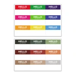 J6PA Name Labels Identification Badges for Conference Office School Home 45PCS