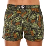 Green men's patterned shorts by Represent Ali